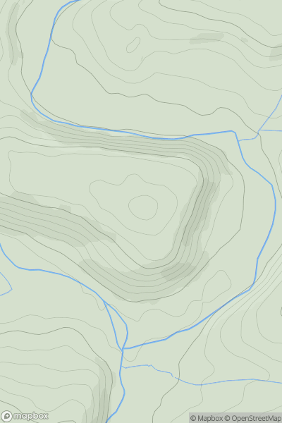 Thumbnail image for The Head [South West England] showing contour plot for surrounding peak
